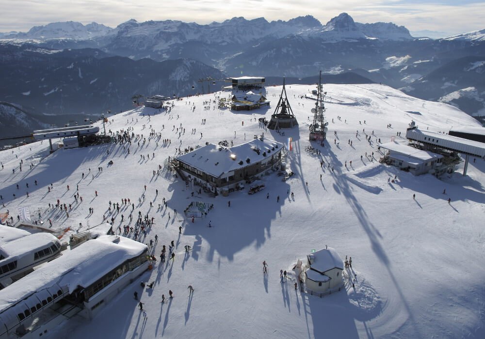 Il famoso comprensorio sciistico di Kronplatz Il famoso comprensorio sciistico di Kronplatz