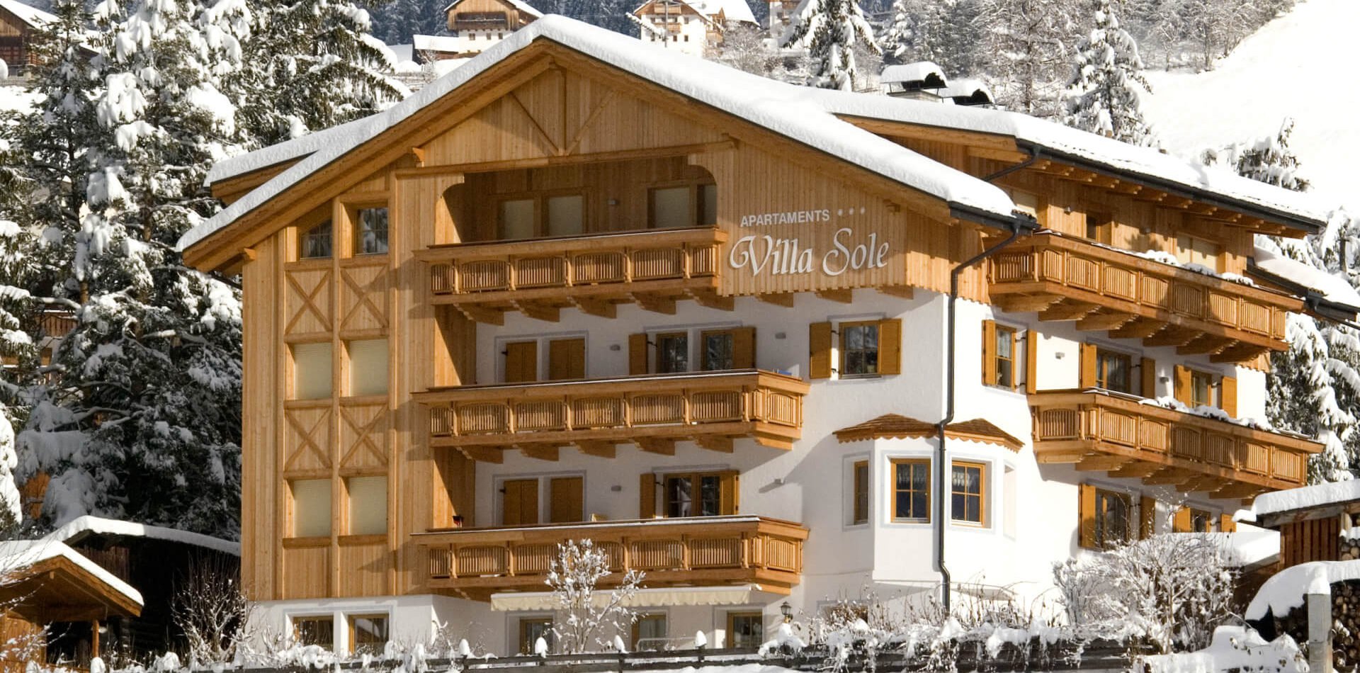 Apartments Villa Sole Winterurlaub Dolomiten